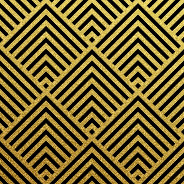 Vektör geometrik altın desen