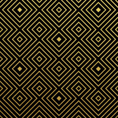 Vektör geometrik altın desen
