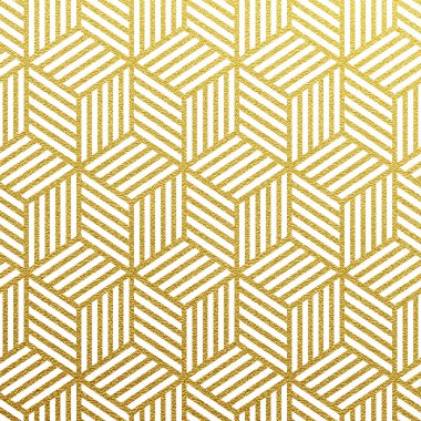 Vektör geometrik altın desen