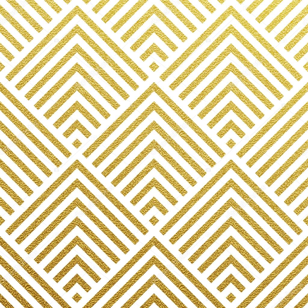 Vector geometric gold pattern