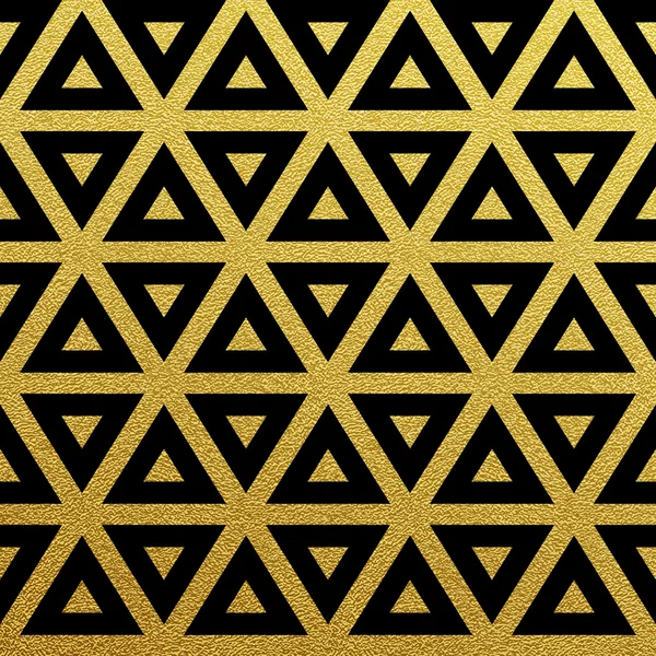 Vector geometric gold pattern — Stock Vector