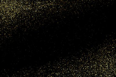 Altın ışıltılı pırıltılı stardust arka plan vektör