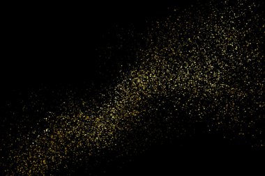Altın ışıltılı pırıltılı stardust arka plan vektör