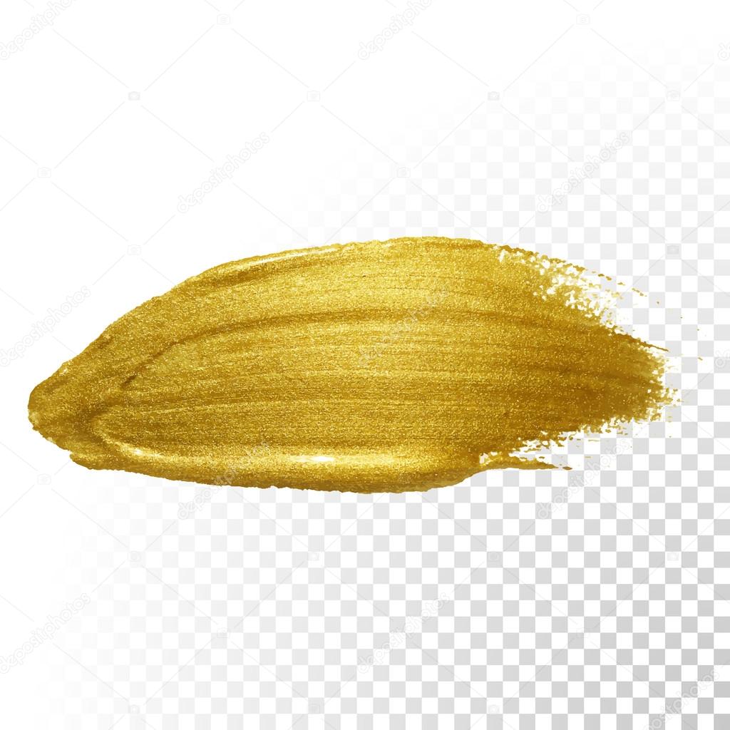 Gold Paint Brush Strokefreetoedit Paintbrush Transparent, 57% OFF