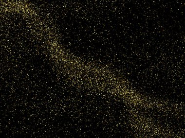 Altın ışıltılı pırıltılı stardust arka plan vektör