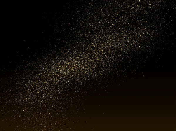 Vector oro brillante brillo stardust fondo — Vector de stock