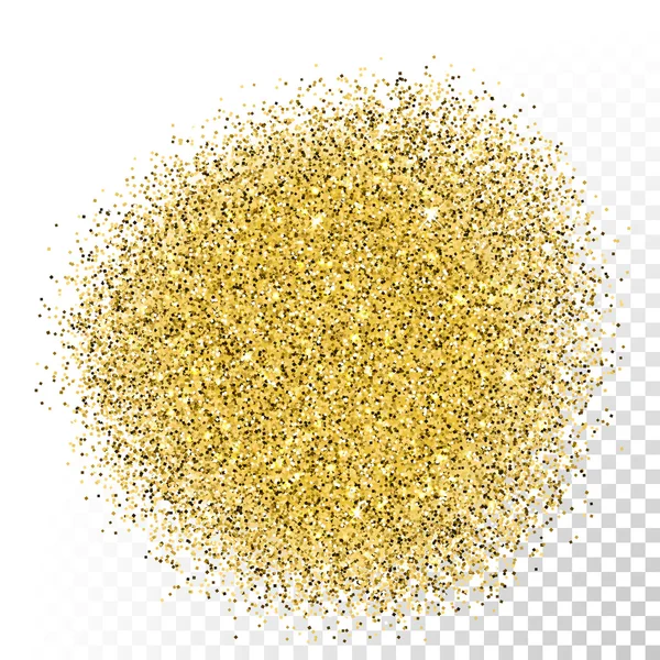 Vector guld glitter texturerat scatter — Stock vektor