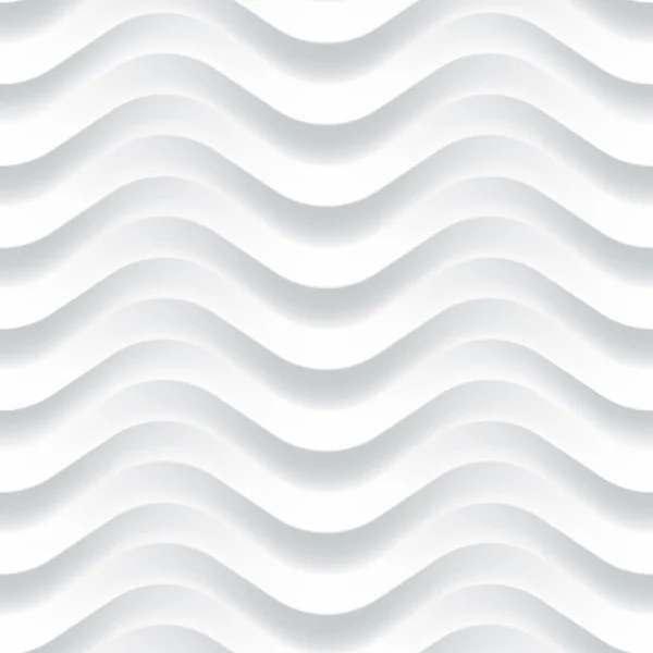 White seamless background panel with wavy texture — Stock Vector