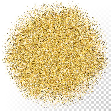 Vektör altın glitter parçacıklar doku