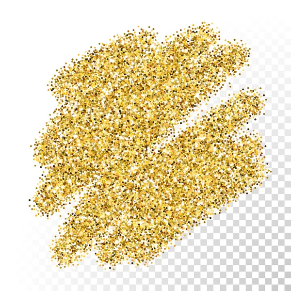 Vektör altın glitter parçacıklar doku — Stok Vektör
