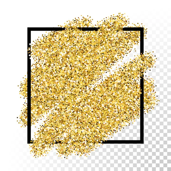 Texture des particules de paillettes d'or vectorielles — Image vectorielle