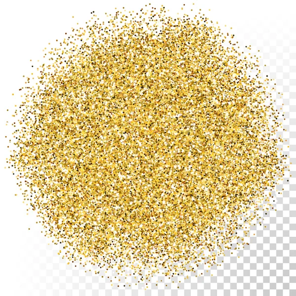 Vektor Gold Glitzerpartikel Textur — Stockvektor