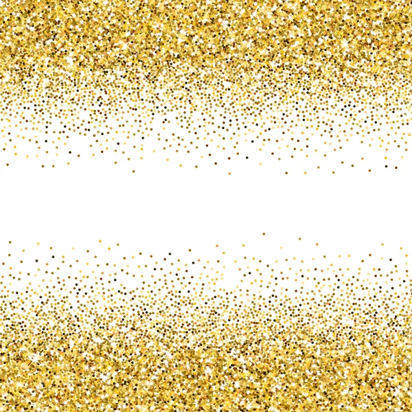 Vector gold glittering abstract particles — Stock Vector