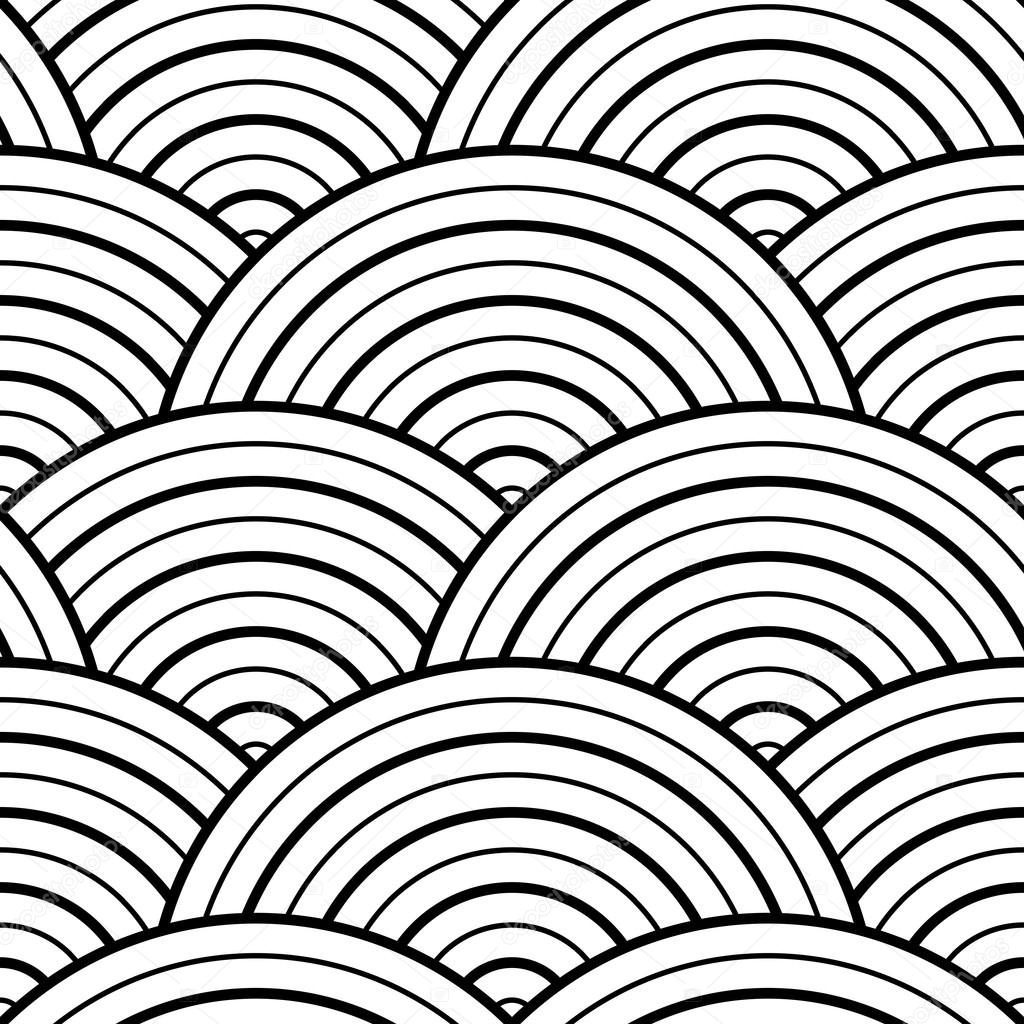 Vector geometric seamless asian style scale arc pattern background. Stock  Vector by ©ronedale 95924822