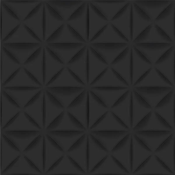 黒い幾何学的なパターンのベクトルの背景 — ストックベクタ