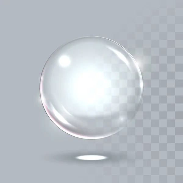 Bola de gotita esfera realista vectorial — Archivo Imágenes Vectoriales