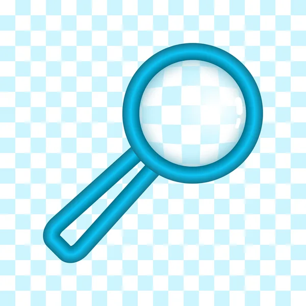 Vector illustration of magnifying glass — Stock Vector