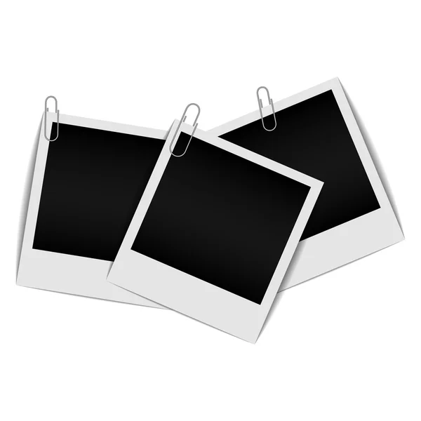 Polaroid photo frames — Stock Vector