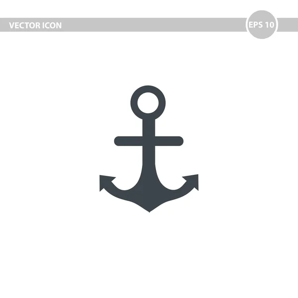 Vector Illustration of anchor icon — Stock Vector