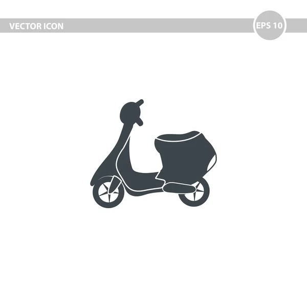 Ilustración vectorial del icono del ciclomotor — Vector de stock