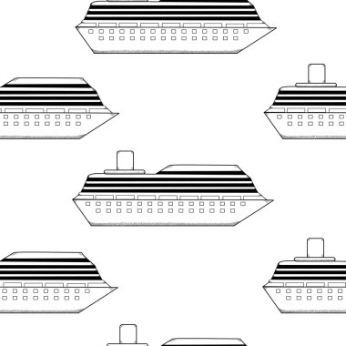 Gemi seampless desen. Gemisi, vapur arka plan