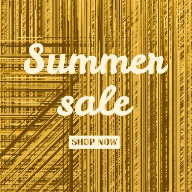 Yaz satış poster, afiş yaratıcı soyut sarı ve b