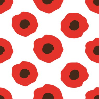 Çiçekler kusursuz desenli. Çiçekli dijital kağıt. Vektör illüstrasyonu. 