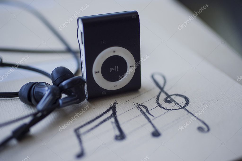 headset with music player