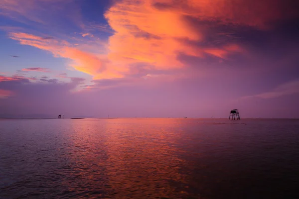 Gio biyosfer şafakta, Ho Chi Minh City, Vietnam Plajı