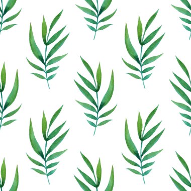 Çiçeksiz suluboya desen.