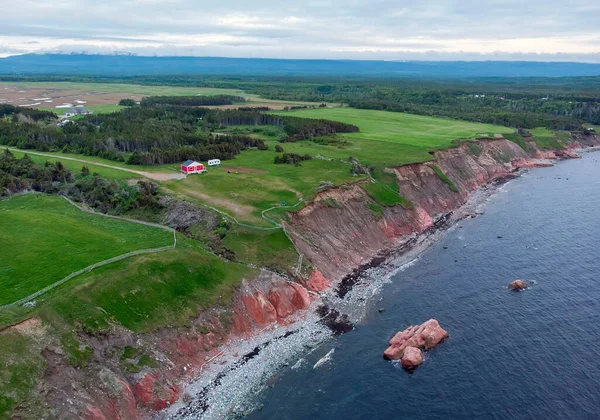 Güneybatı Newfoundland Sahilinin Maidstone Yakınlarındaki Hava Görüntüleri — Stok fotoğraf