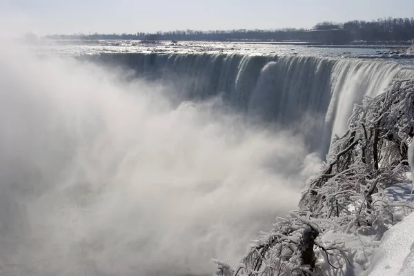 Kışın Niagara Şelalesi.