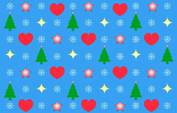 Christmas Symbol Pattern Background — Stock Photo, Image