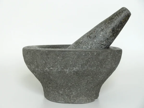 Stone mortar and pestle — Stock Photo, Image