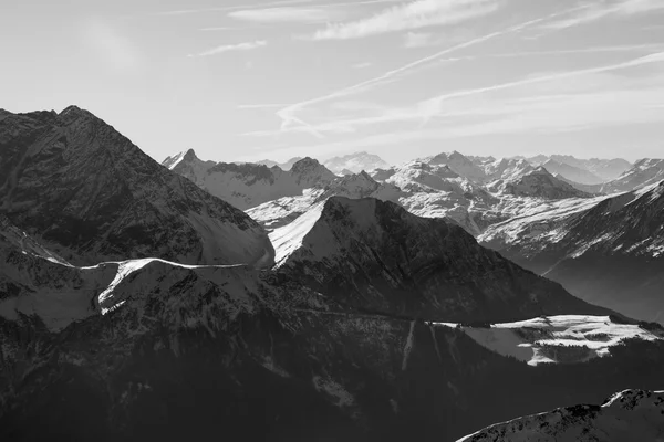 Bellissimo paesaggio montano nelle Alpi — Foto Stock