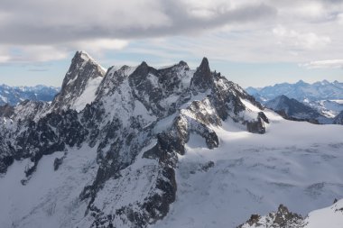 Aiguille du Midi üstündeki epik sahne