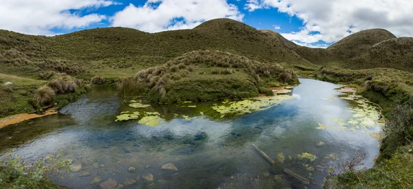 Ekvador, Güney Amerika, Andes dağ manzarası — Stok fotoğraf