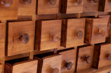 Küçük çekmece ağaçtan