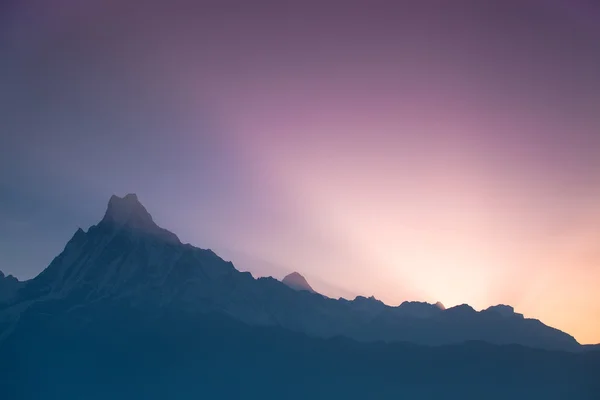 Sunrise over the mountains
