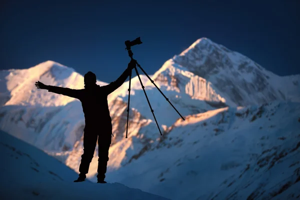 Dağlarda fotoğrafçı