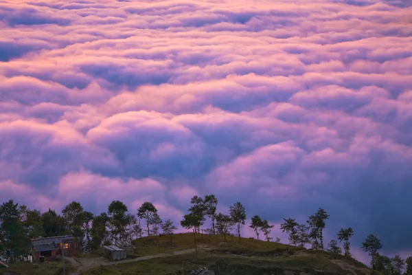 Élő a felhők felett — Stock Fotó