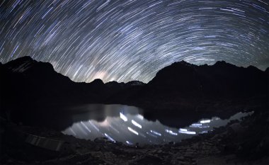 yıldızlı gece gökyüzü