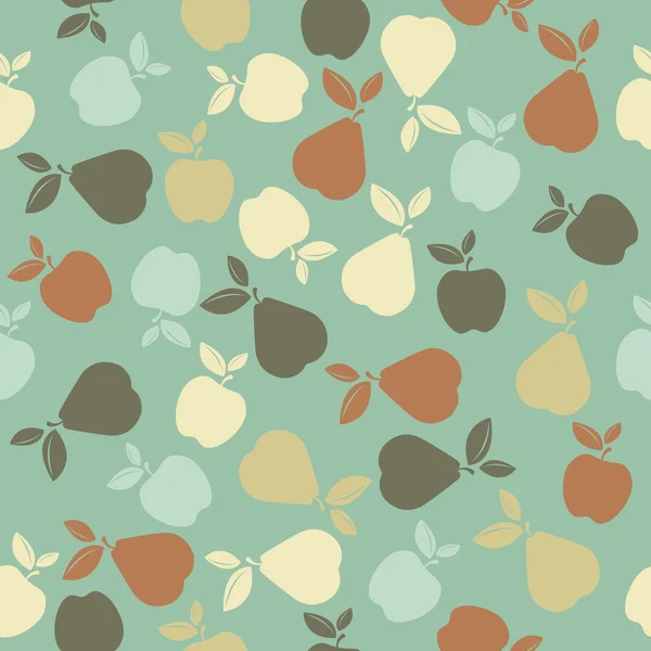Stylish seamless pattern with cute fruits Royalty Free Stock Illustrations