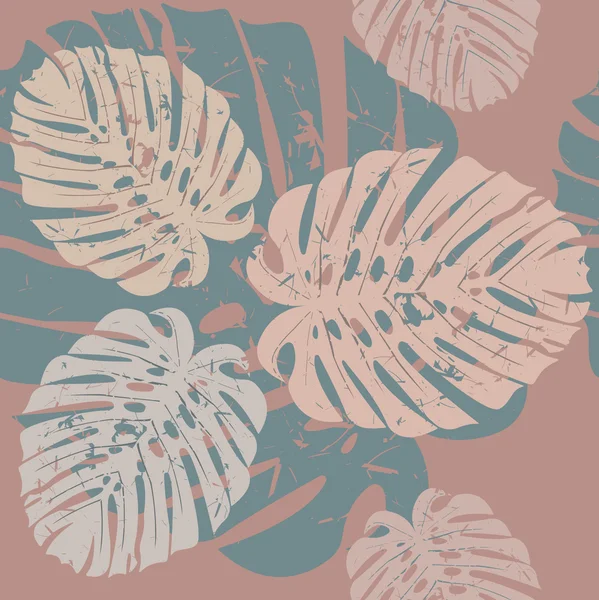 Elegantes hojas de Monstera — Archivo Imágenes Vectoriales