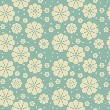 Dekoratif seamless modeli çiçekli