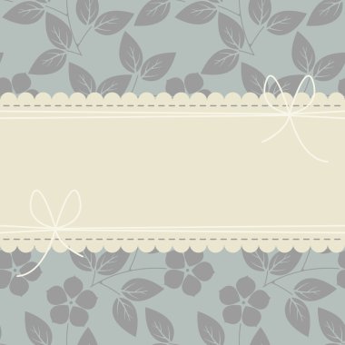 Çiçek ve yaprakları ile şirin kapak