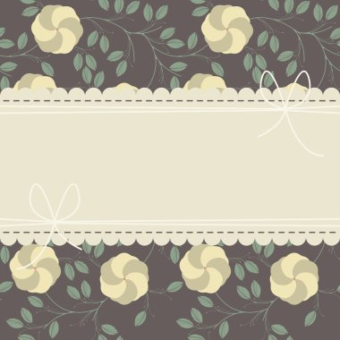 Tropikal hibiscus çiçek ve yaprakları ile şık kapak