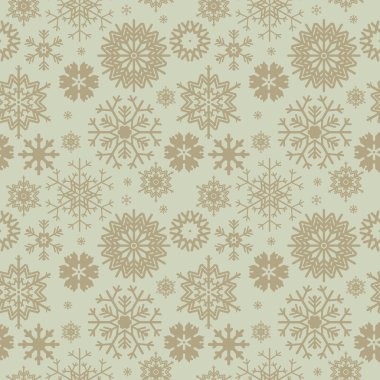 Kar taneleri ile şık seamless modeli