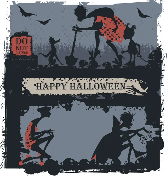 Ilustração Halloween — Vetor de Stock