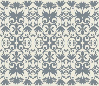 Lüks desen ile yaratıcı tasarımınız için çiçek süsleme